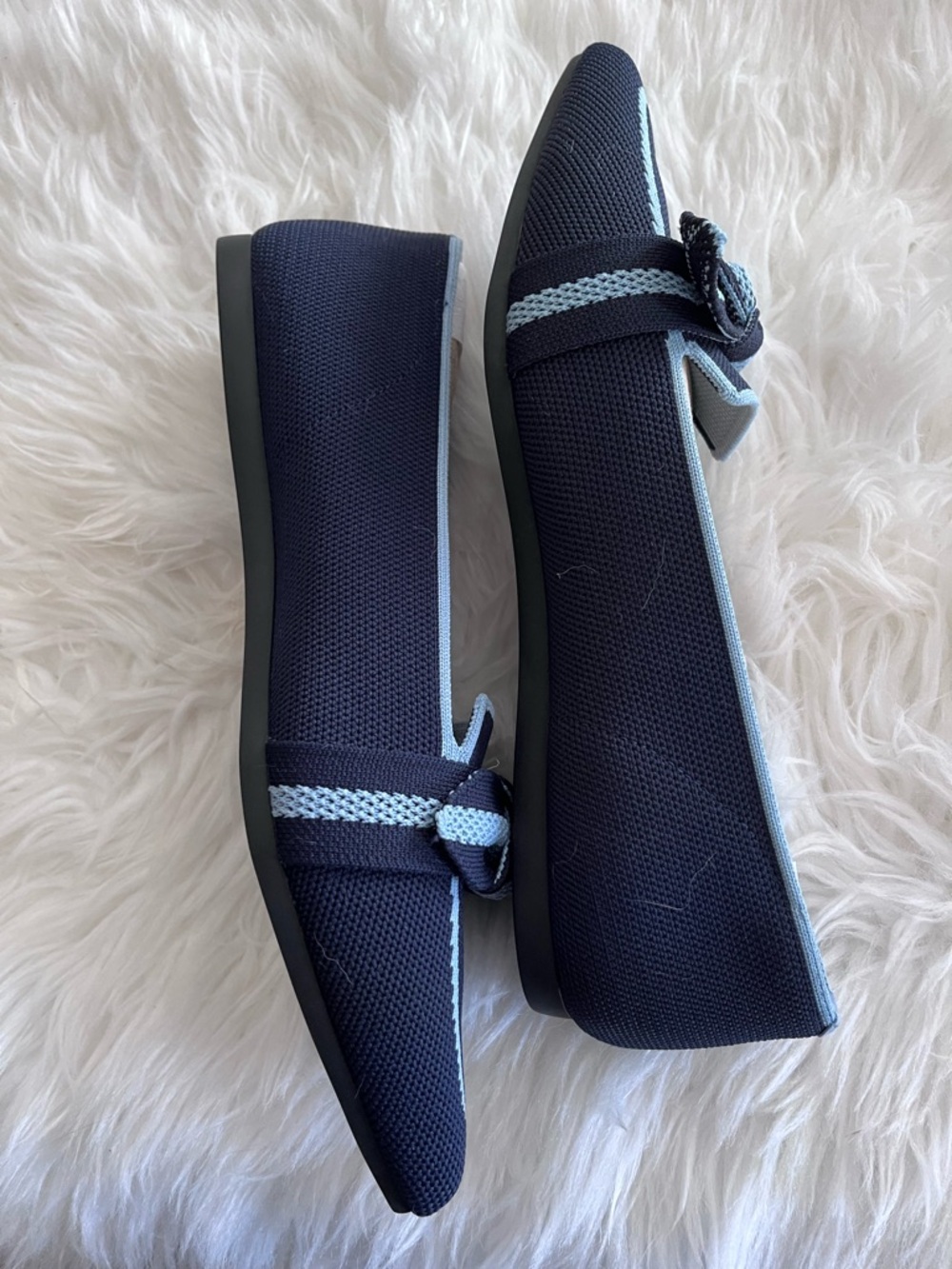 VIVAIA Michelle 2.0 Pointed-Toe Bow Slip on Loafers size 40 - Picture 4 of 12